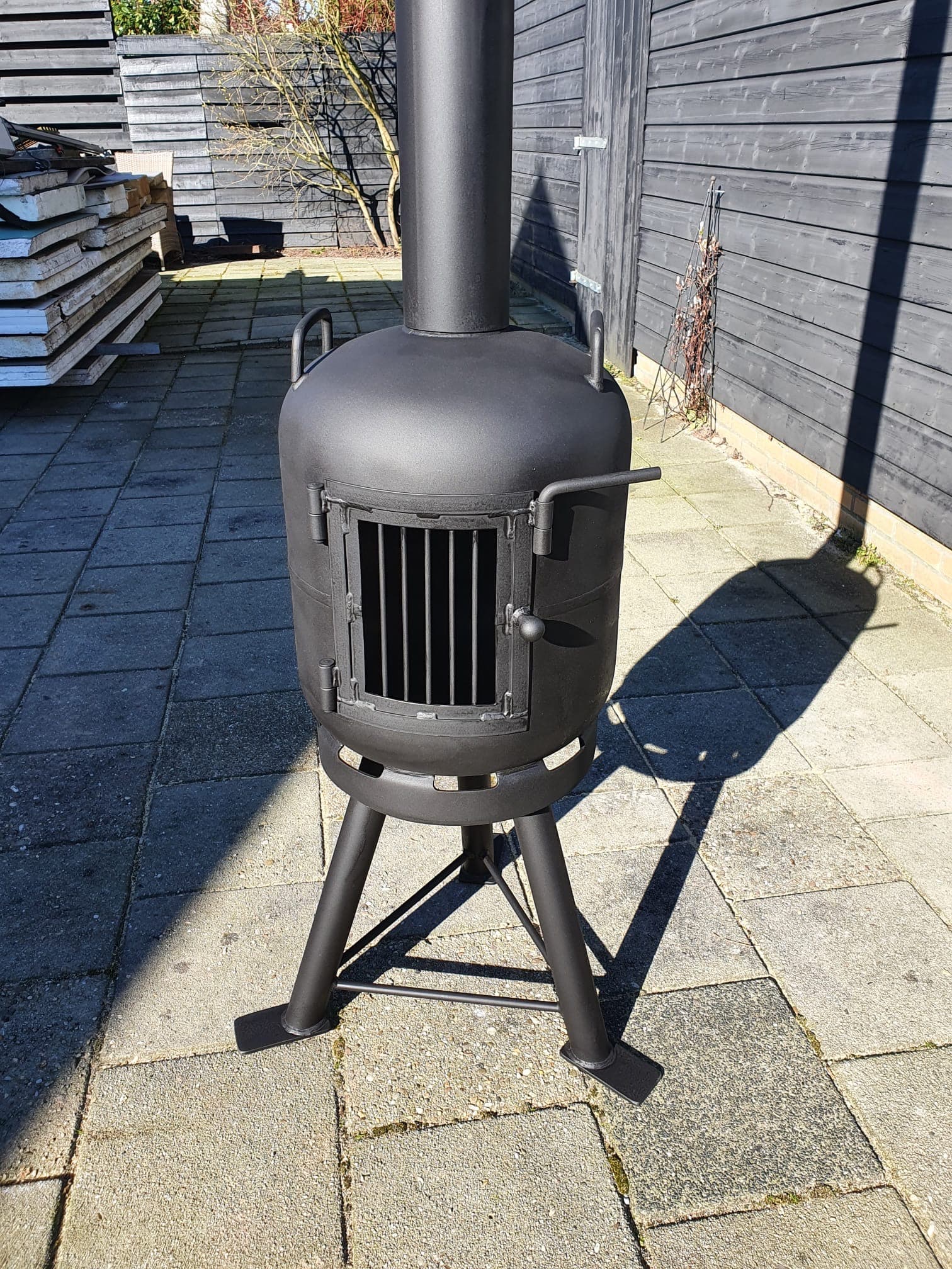 Gasfles Kachel met Spijltjesdeur 2