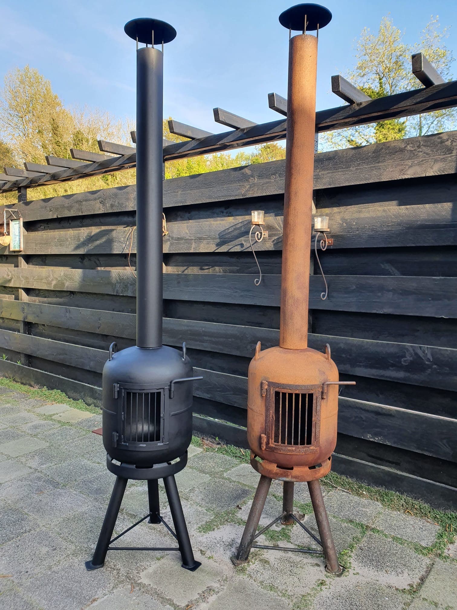 Gasfles Kachel met Spijltjesdeur 3