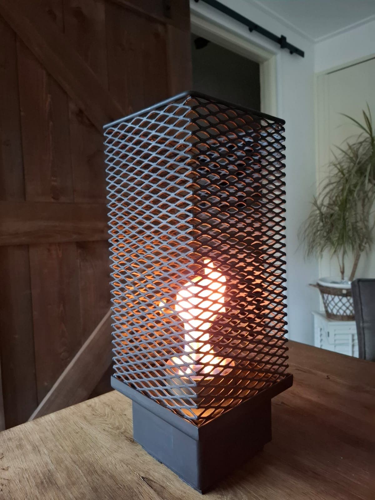 Bio-ethanol brander van staal