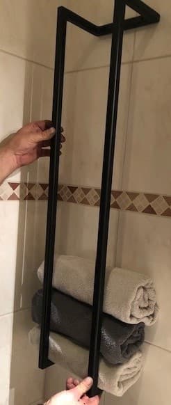 Industrieel handdoekenrek