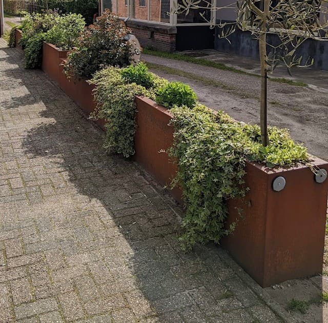 Cortenstalen plantenbak