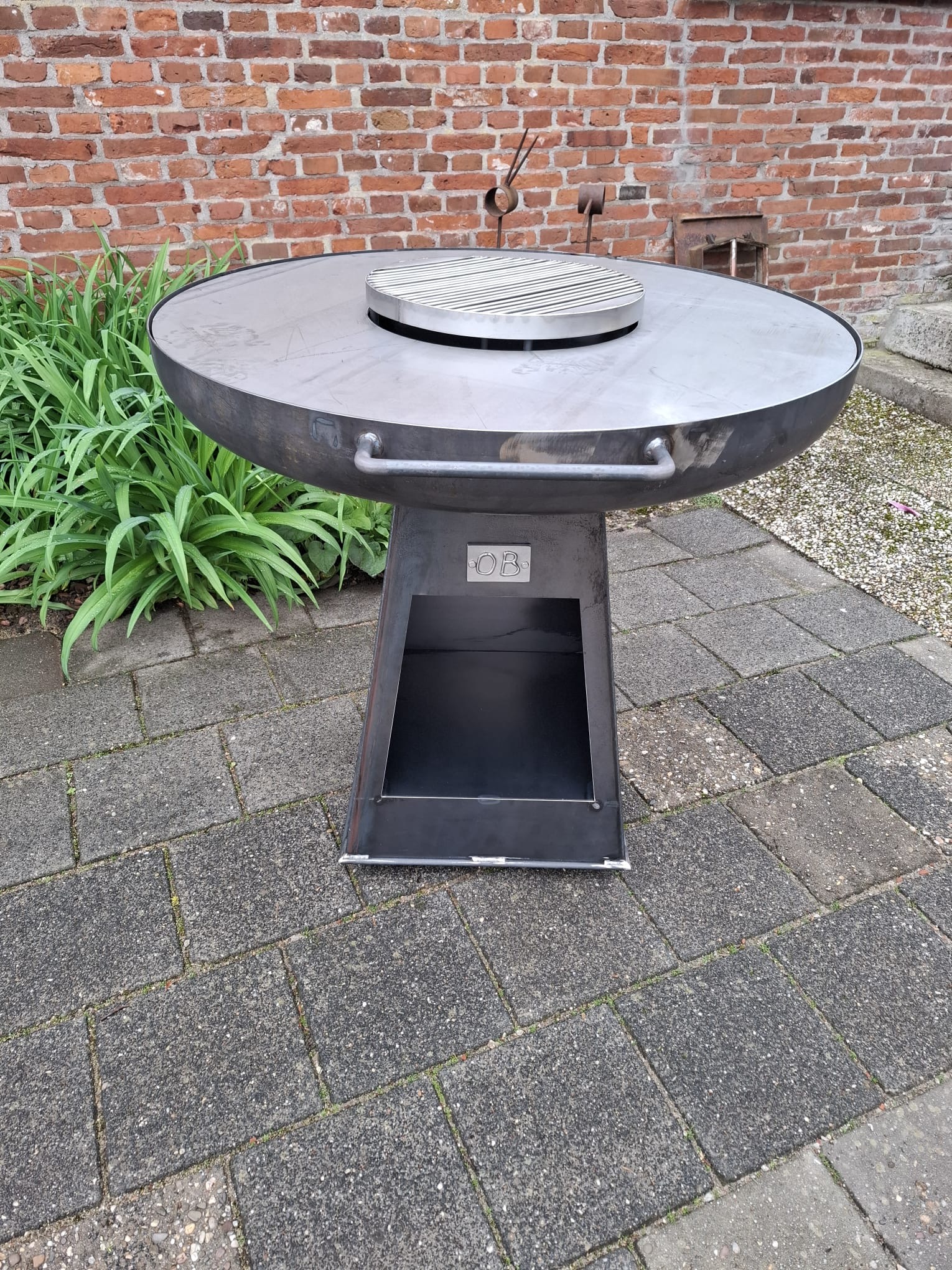 OB Plancha met RVS Grillrooster 3