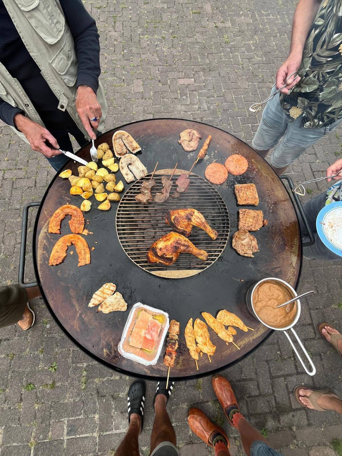 OB Plancha met RVS Grillrooster 5