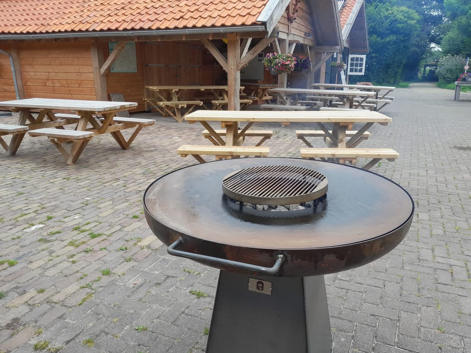 OB Plancha met RVS Grillrooster 6