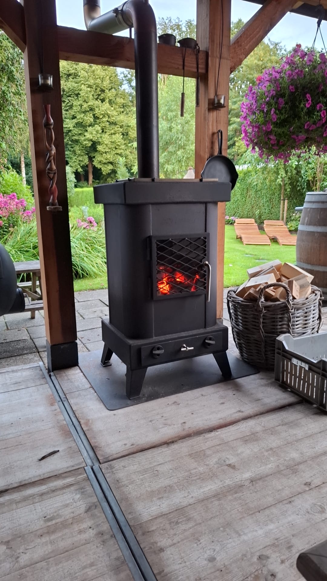 OB Houtkachel (buiten) 6