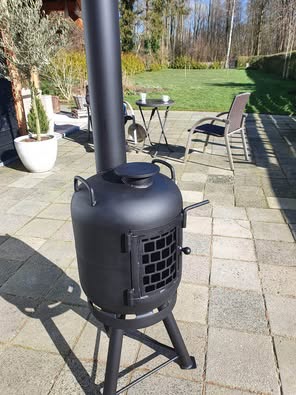 Gasfles Kachel met Kookplaat 4