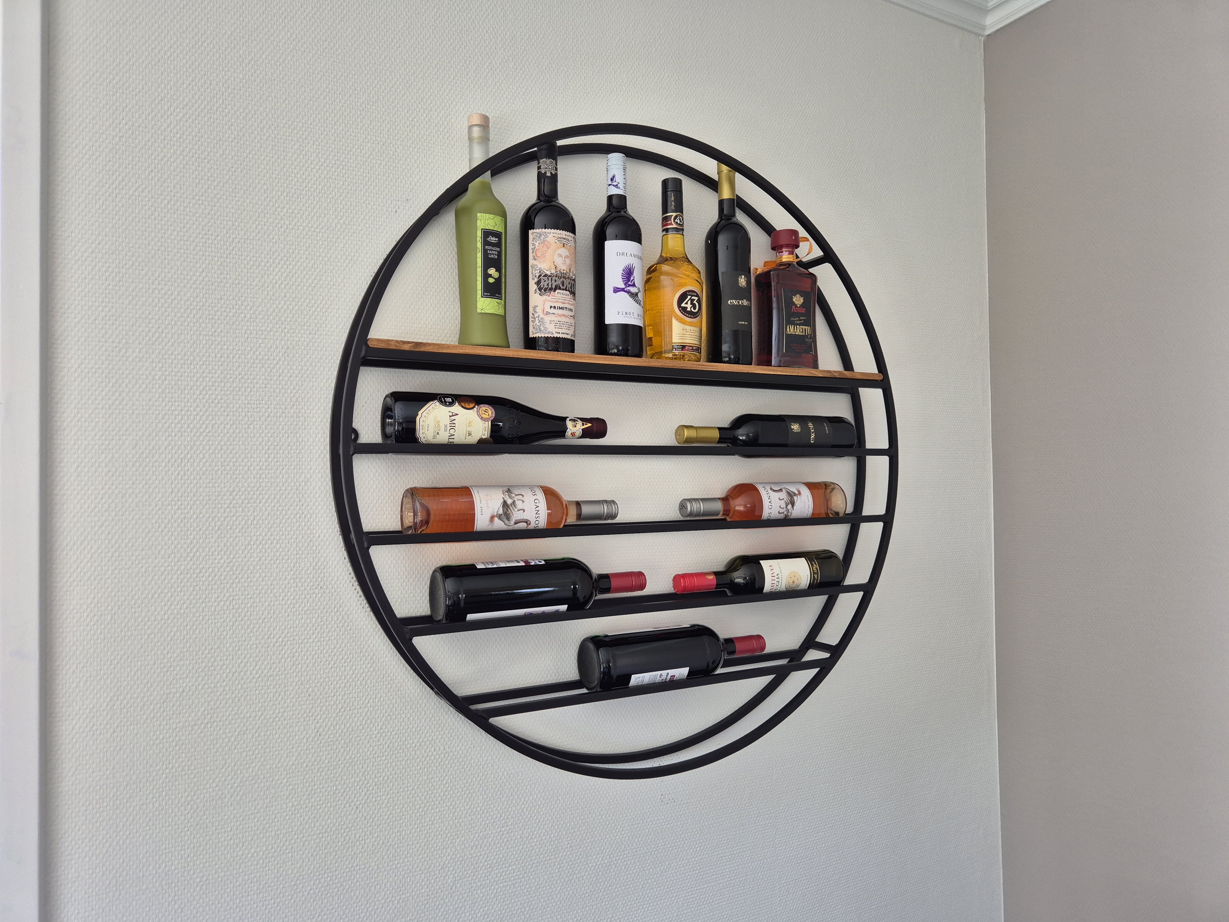 Groot Wijnrek Rond 3