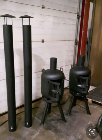 Dikbuik gasfles kachels