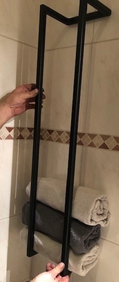 Industrieel handdoekenrek