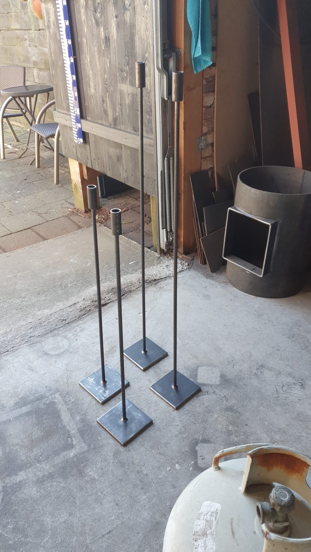 Kaarsenstandaard detail