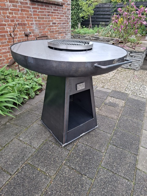 OB Plancha met afneembaar RVS grillrooster